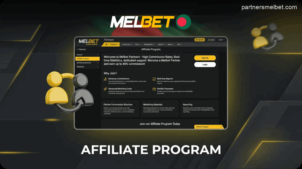 Affiliate program for players on the Melbet website in Bangladesh